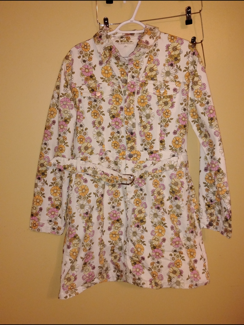 Floral Mini Romper Dress